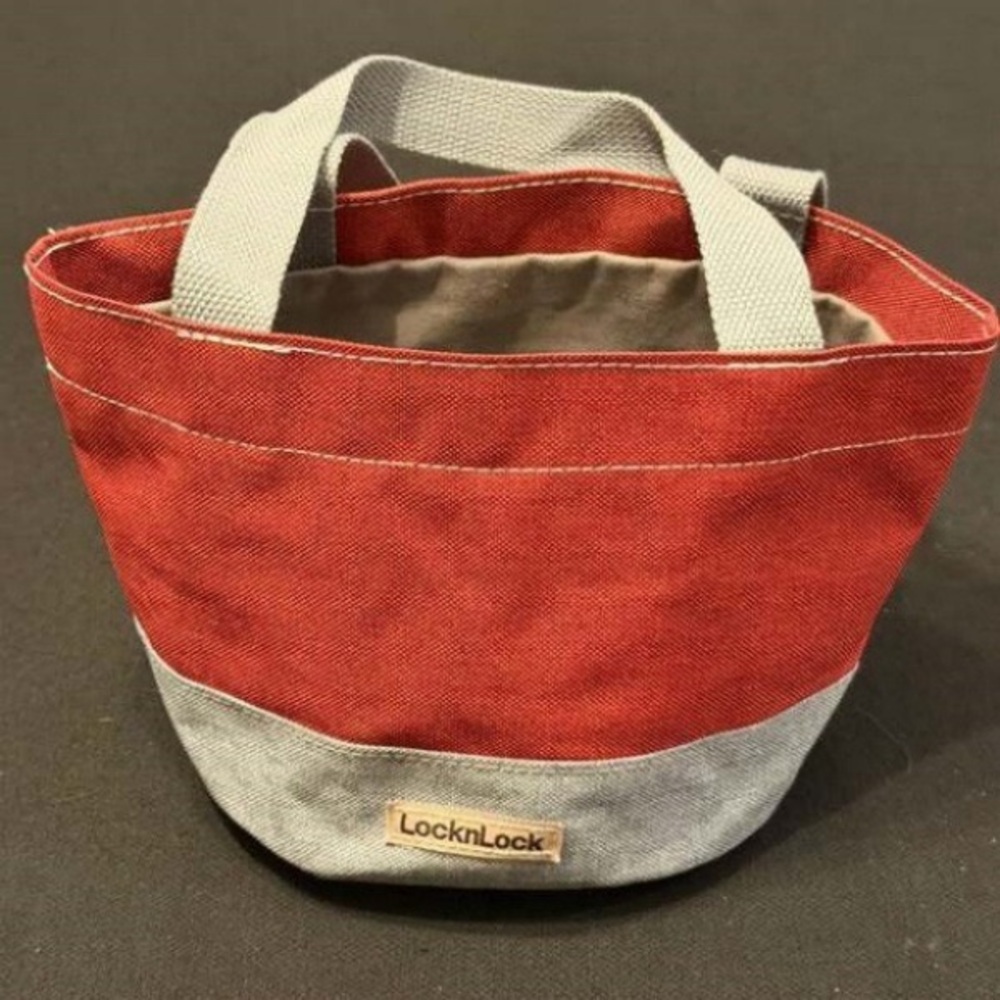 Red and Gray Women's Tote Bag